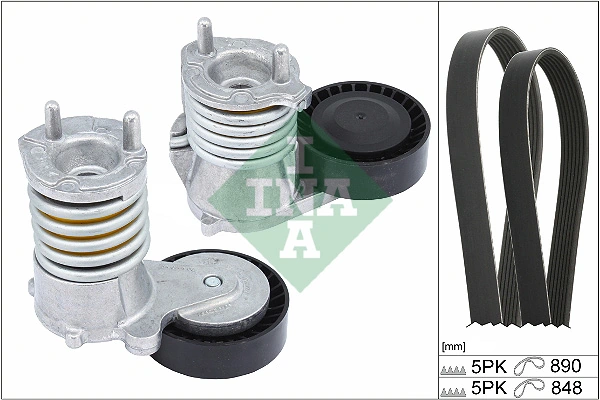V-ribbed Belt Set